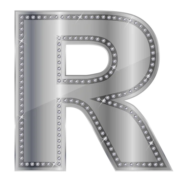 R alphabet — Stock Vector