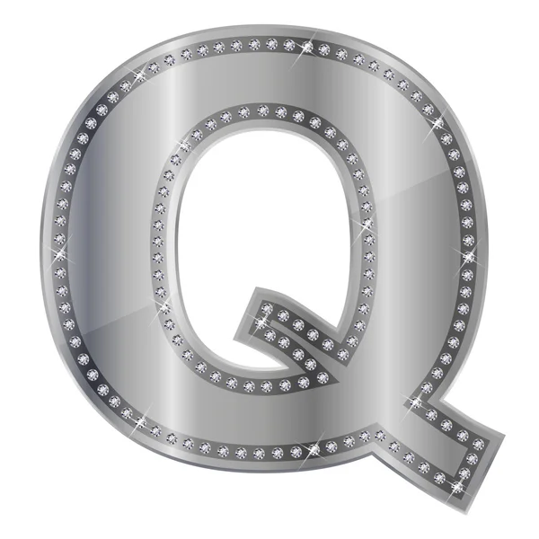 Q 알파벳 — 스톡 벡터