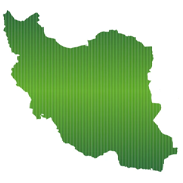 Iran karta — Stock vektor