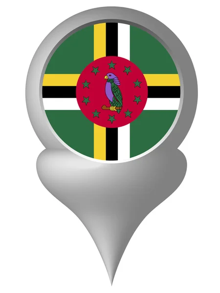 Dominica — Vettoriale Stock
