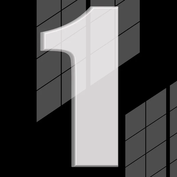 Zahlen 1 — Stockvektor