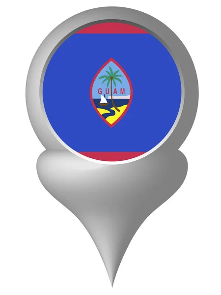 Guam vlajka — Stockový vektor