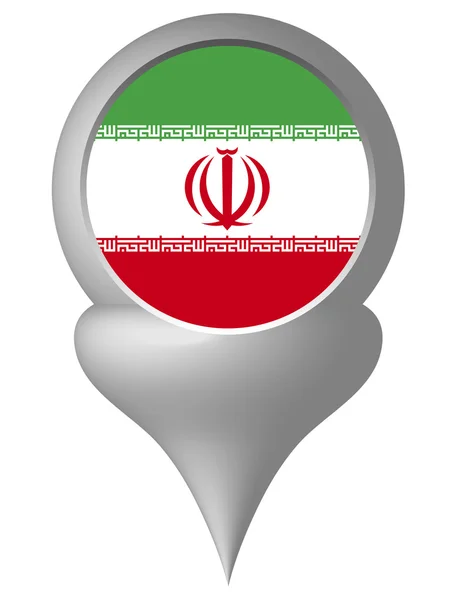 Írán vlajka — Stockový vektor