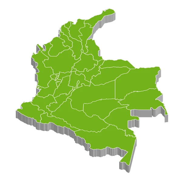 哥伦比亚 — 图库矢量图片