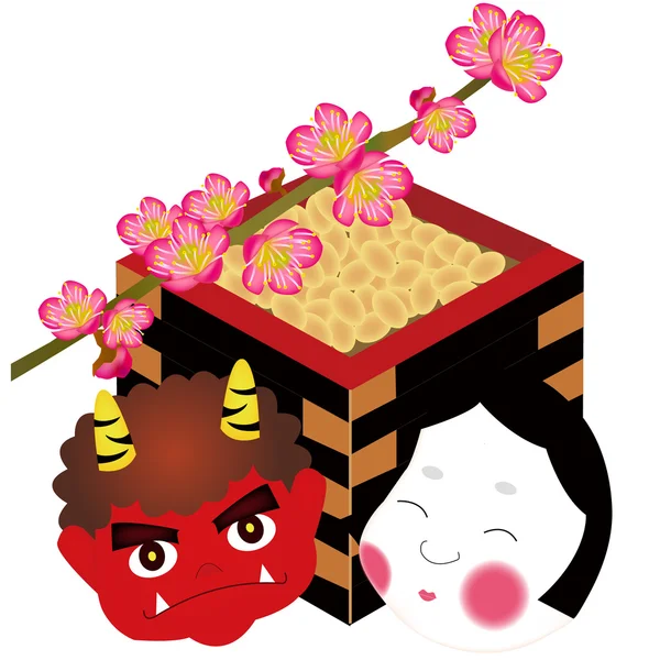 Setsubun. — Archivo Imágenes Vectoriales