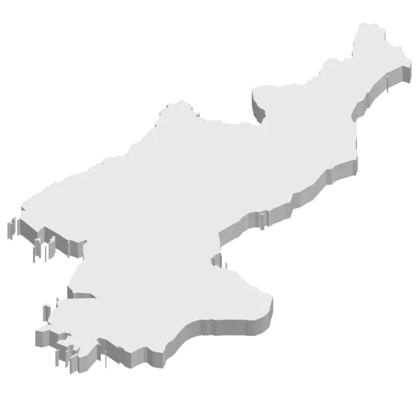 Nordkorea — Stockvektor