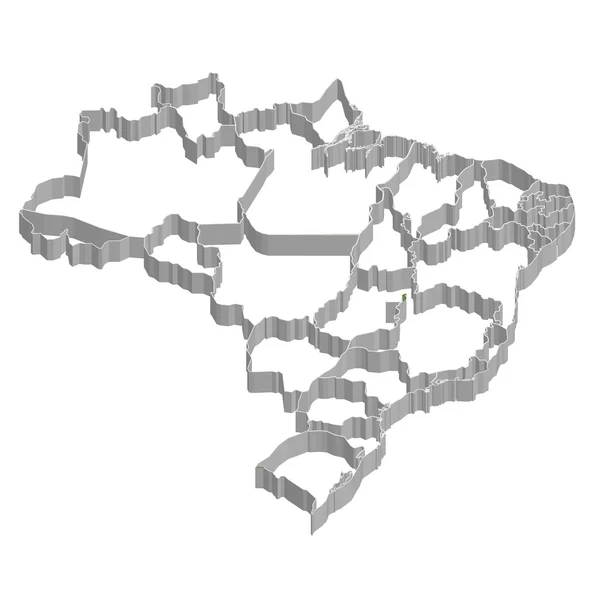 Brazílie — Stockový vektor