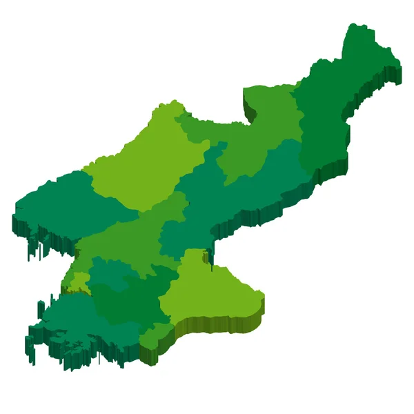 Coreia do Norte — Vetor de Stock