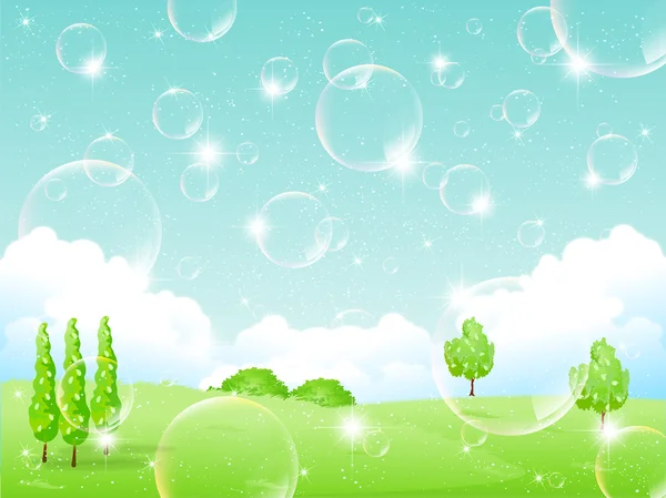 Bulles Nature — Image vectorielle