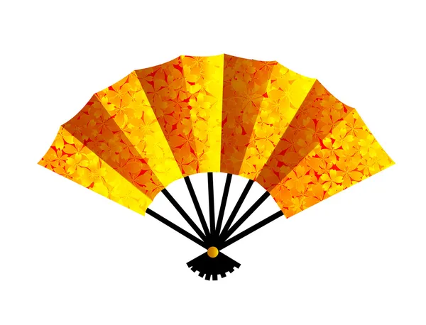 Vie Sakura ventilador ventilador — Archivo Imágenes Vectoriales