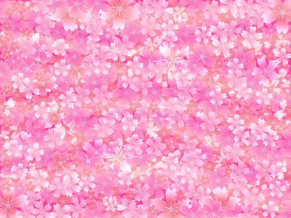 粉红色的樱桃背景 — 图库矢量图片