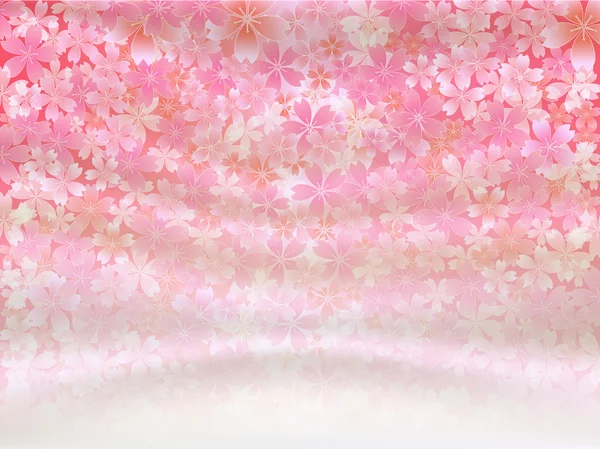 粉红色的樱桃背景 — 图库矢量图片
