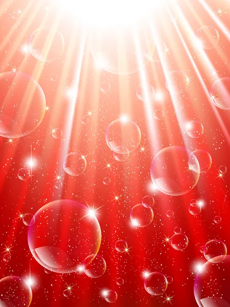 Пузырьки задний свет занавес — стоковый вектор