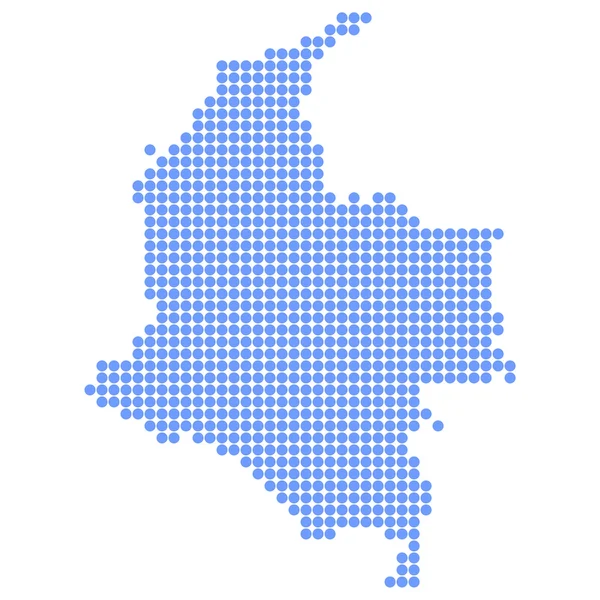 Kolombiya Haritası yuvarlak