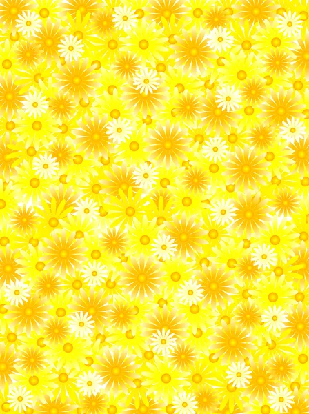 Gelbe Blume Blütenblatt Hintergrund — Stockvektor