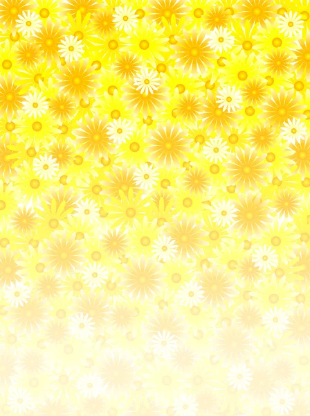 Żółty kwiat płatek tło — Wektor stockowy