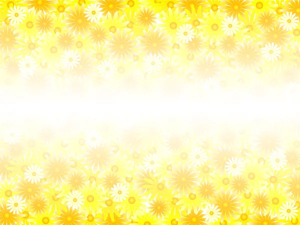 Yellow flower petal background — Stok Vektör
