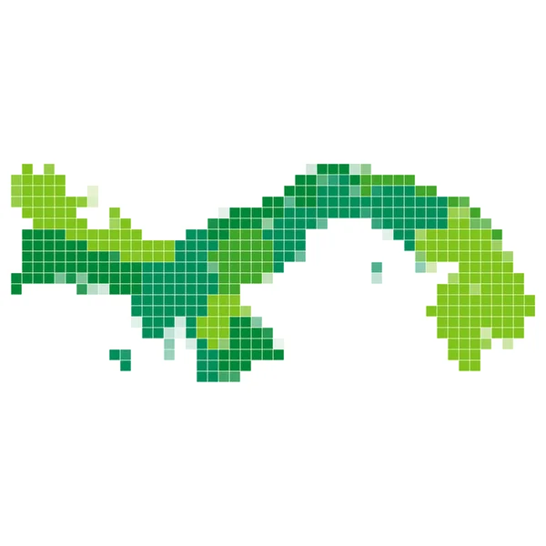 Panama carte mosaïque — Image vectorielle