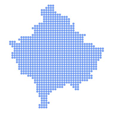 Kosova harita yuvarlak