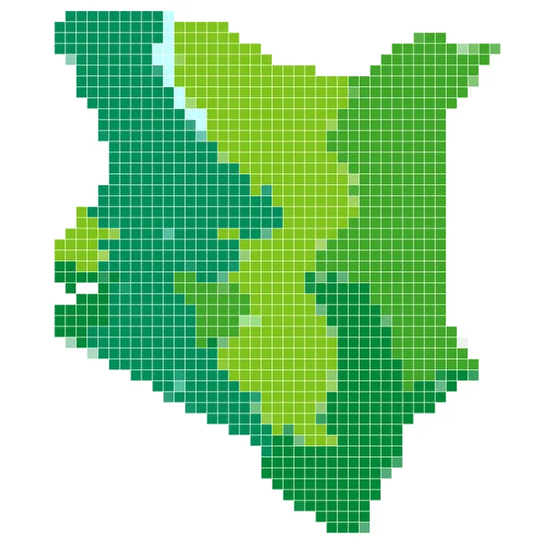 Kenia Mapa — Archivo Imágenes Vectoriales