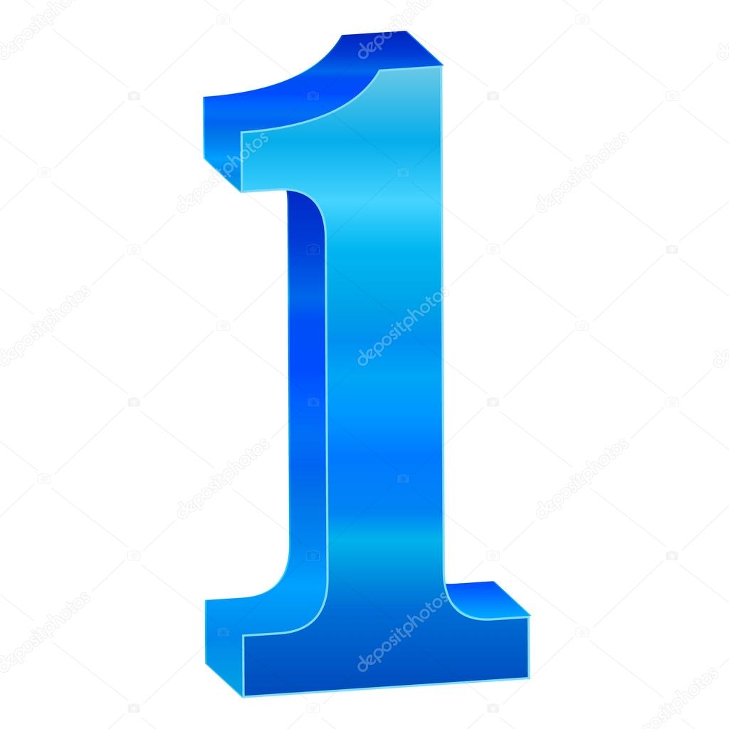 número 1 vetor de stock jboy24 22438303