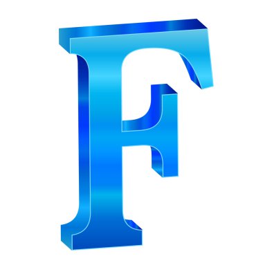 Mavi alfabe f