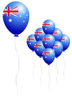 Avustralya bayrağı balon