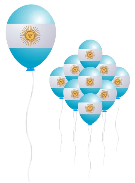 Ballon 3D Argentine — Image vectorielle