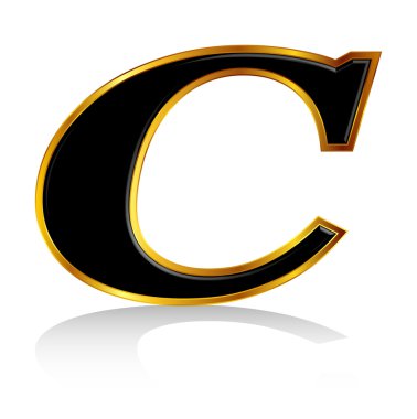 siyah altın alfabe c