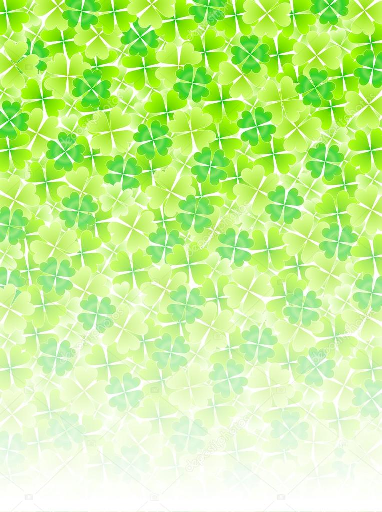 Four Leaf Clover leaf background