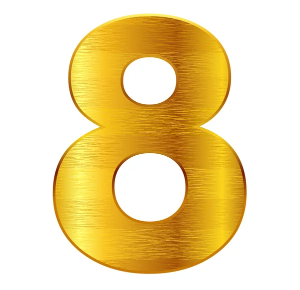 Emblème numéro 8 — Image vectorielle