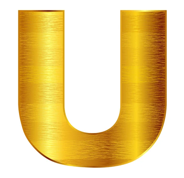 U ตัวอักษรสัญลักษณ์ — ภาพเวกเตอร์สต็อก