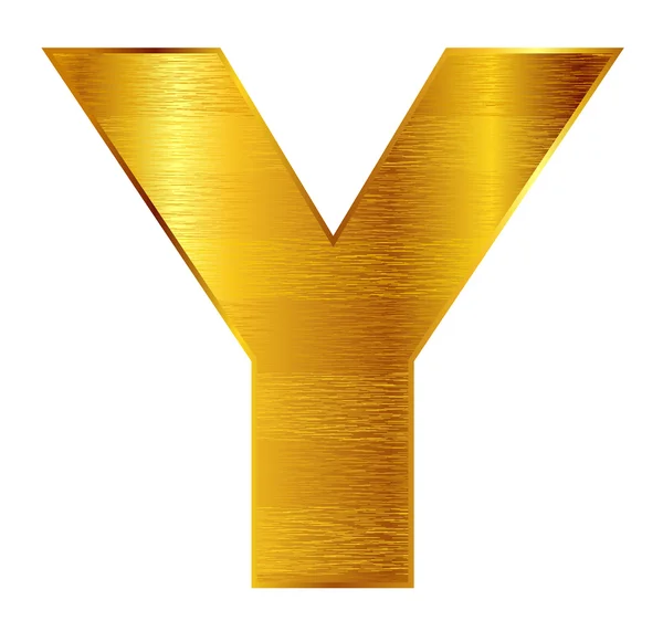 Y abecední znak — Stockový vektor