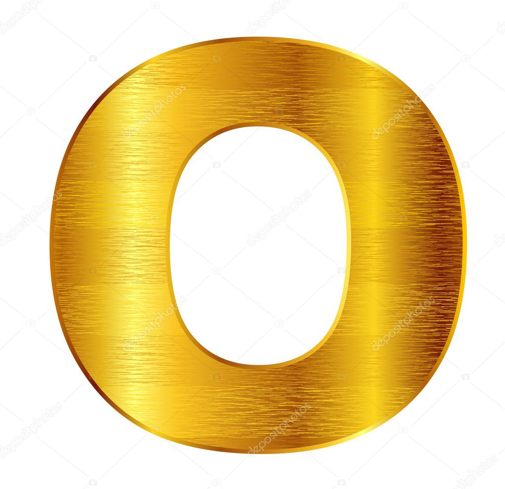 O alphabet emblem