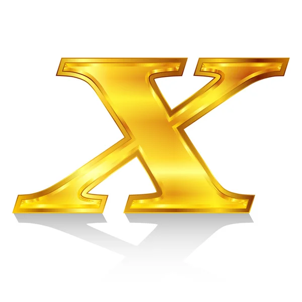 X-alfabet-symbol – stockvektor