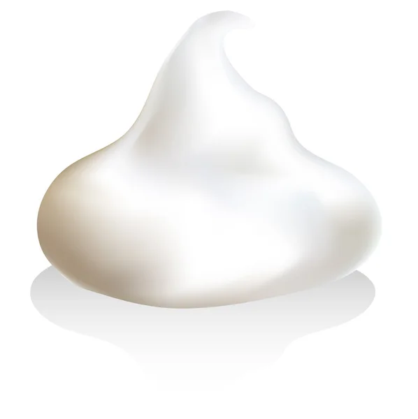 Foam mousse cream — Stock Vector