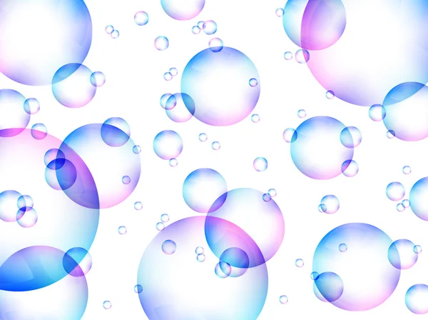 Bubblor bubbla bakgrund — Stock vektor