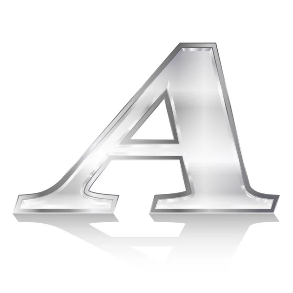 Αλφάβητο έμβλημα ένα — Διανυσματικό Αρχείο