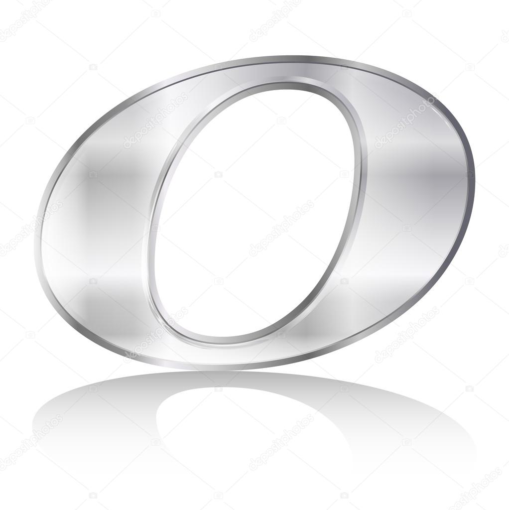 Alphabet emblem O