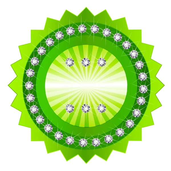 Зеленая рама — стоковый вектор