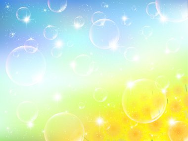 Ayçiçeği çiçek arka plan manzara