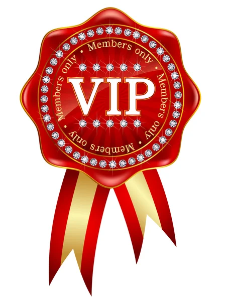 Emblème de médaille cadre VIP — Image vectorielle