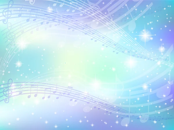 müzik Not arka planda gökyüzü