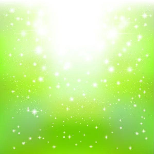 背景天空绿色光 — 图库矢量图片