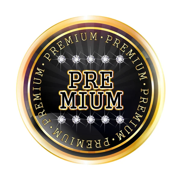 Premium logo medal frame — Stock Vector