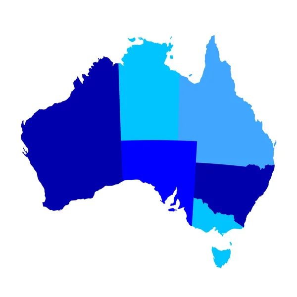 Australsko — Stockový vektor