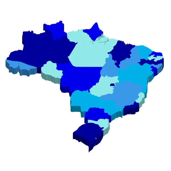 Brazilië — Stockvector