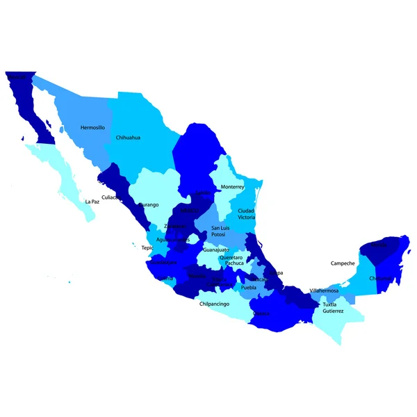 Mexiko — Stockvektor