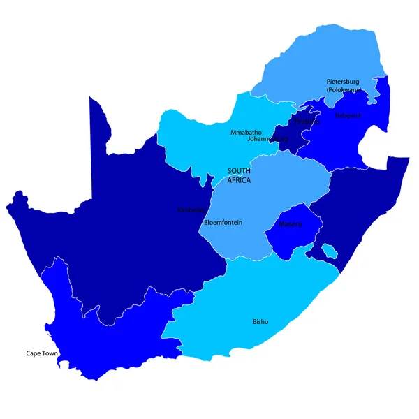 Sudáfrica. — Archivo Imágenes Vectoriales