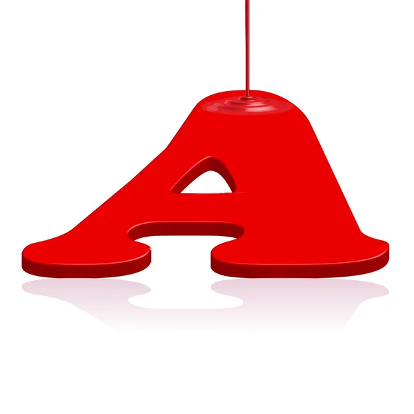 A alphabet emblem — Stock Vector